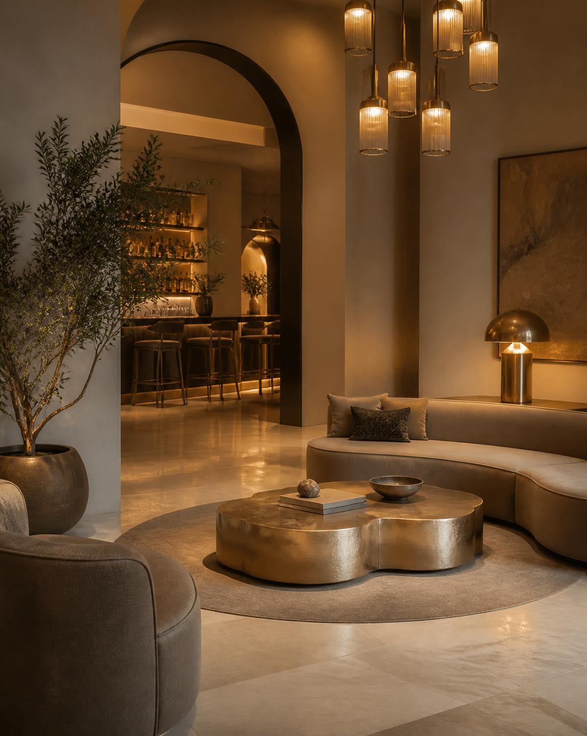 Wuse Lounge interior by Dee Atelier
